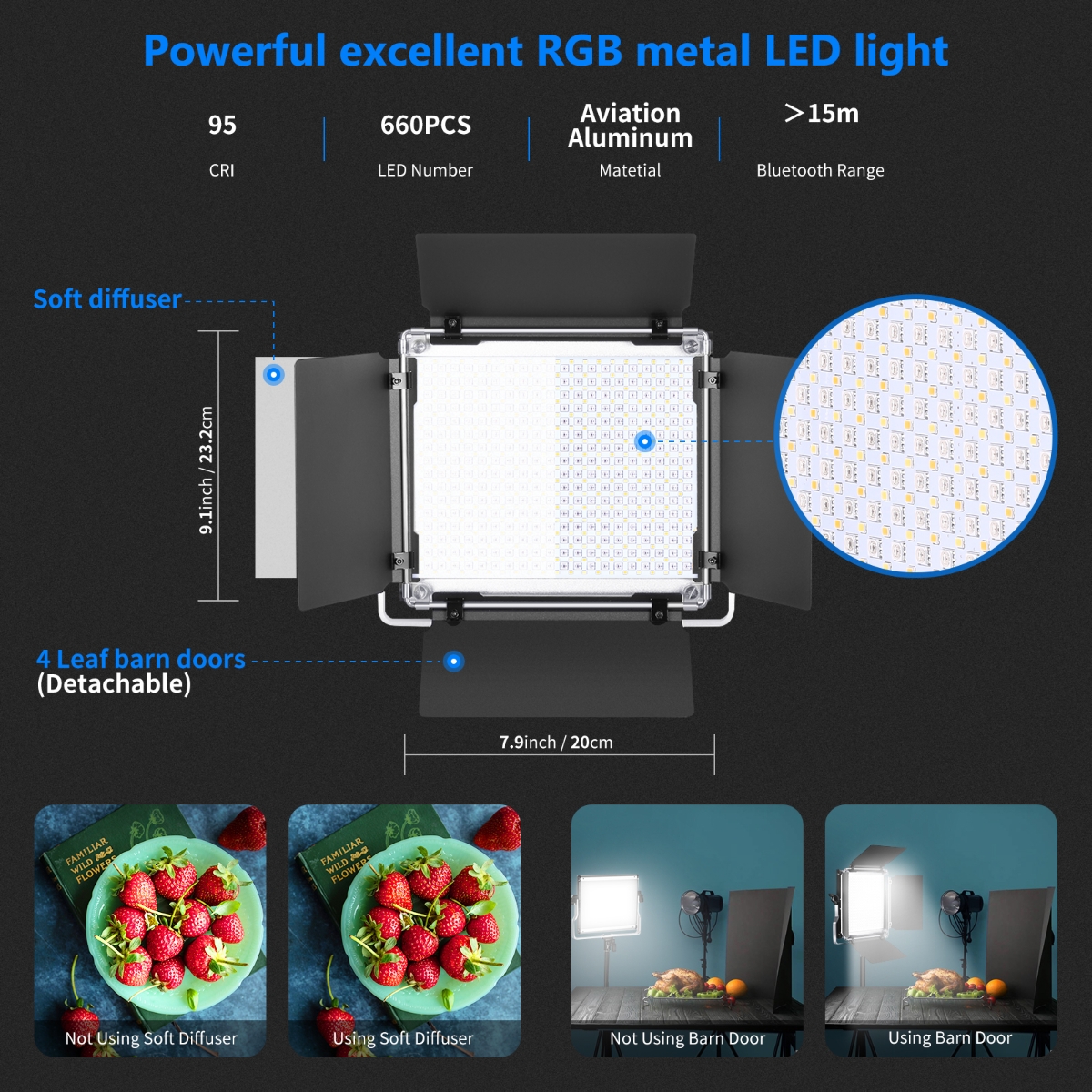 Neewer | Create. Illuminate.. NEEWER RGB660 アプリ制御可 LEDライト