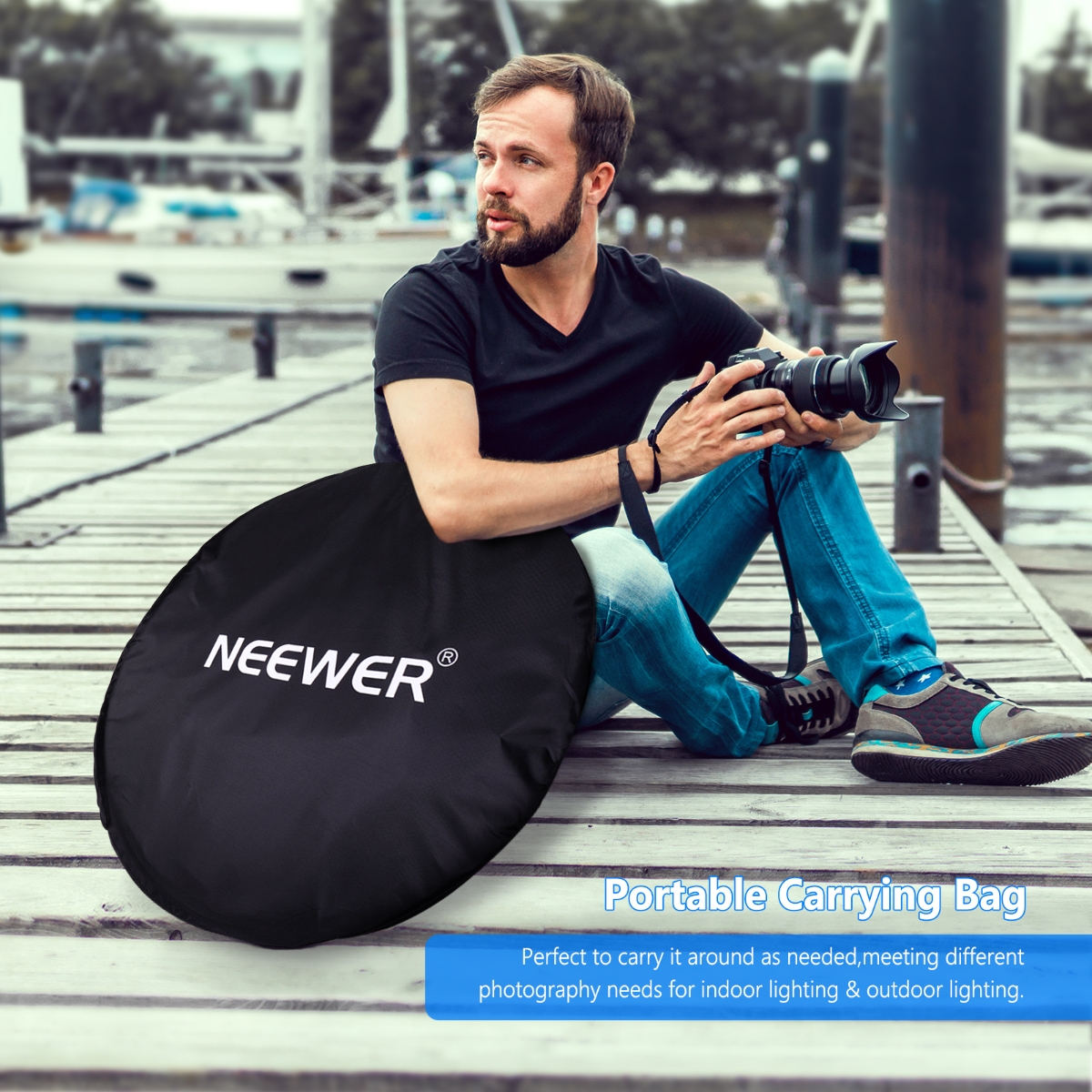 Neewer 5-in-1レフ板 100x150cm