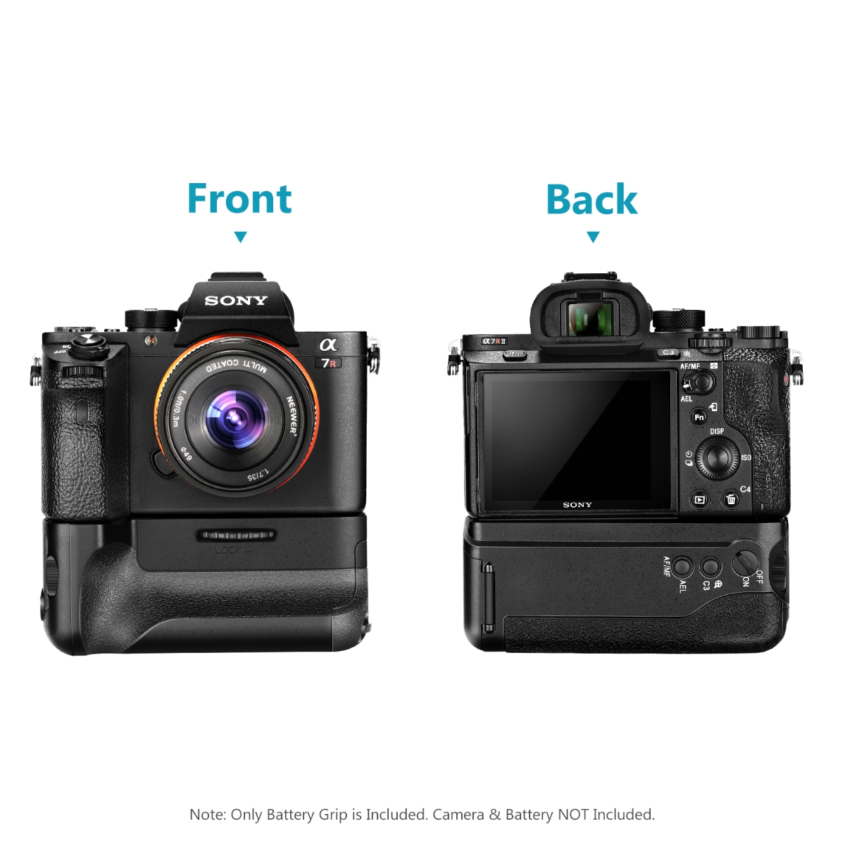 画像NEEWER VG-C2EM交換品 垂直バッテリーグリップ Sony A7 II A7R II カメラ対応