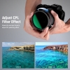 画像NEEWER 2in1 77mm HD可変ND2–ND32フィルター&CPLフィルター