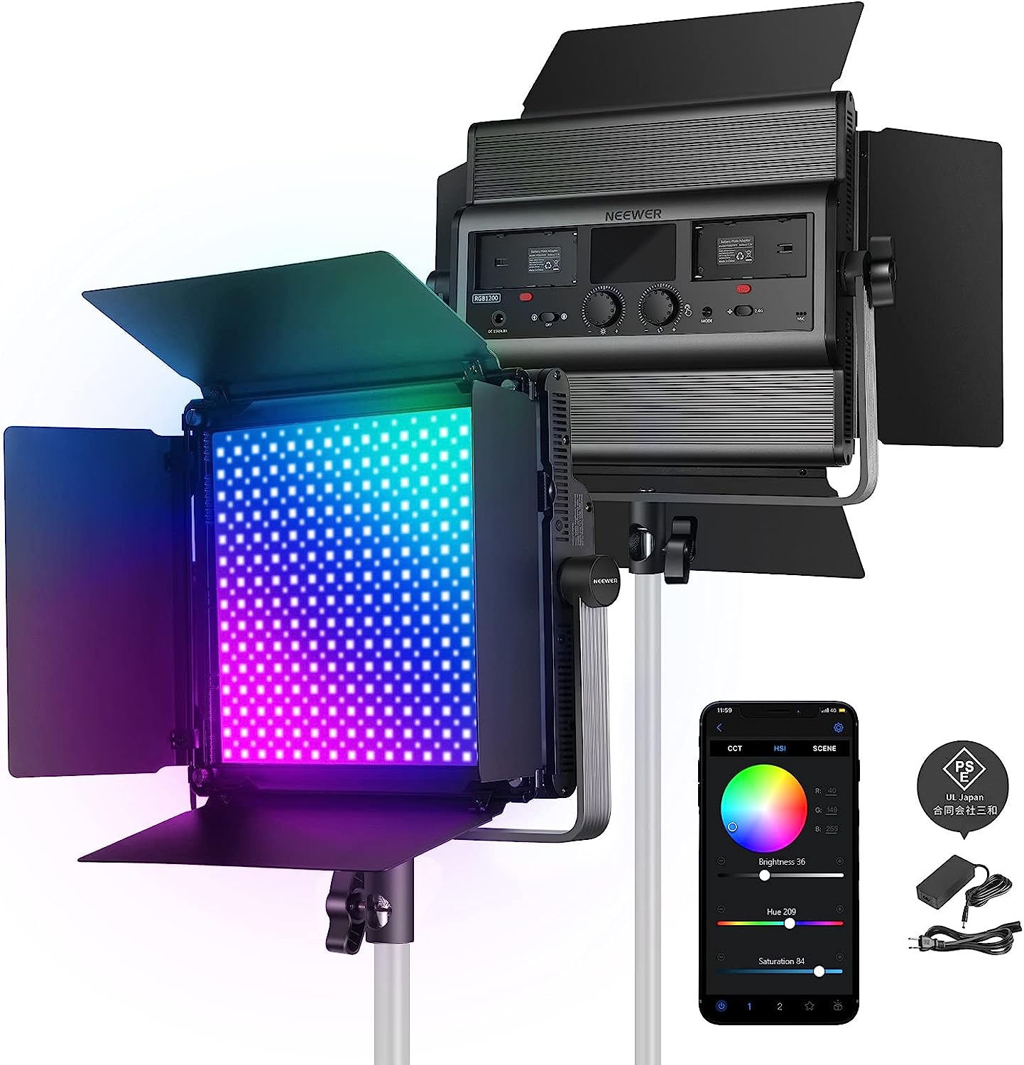 You Create, We Illuminate. . RGB LEDライト - Neewer